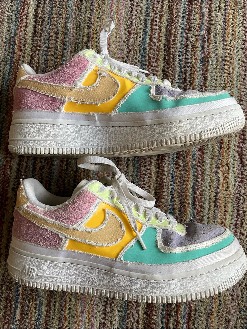 Nike Air Force 1 '07 Premium Tear Away Pastel Reveal Women’s Size 9